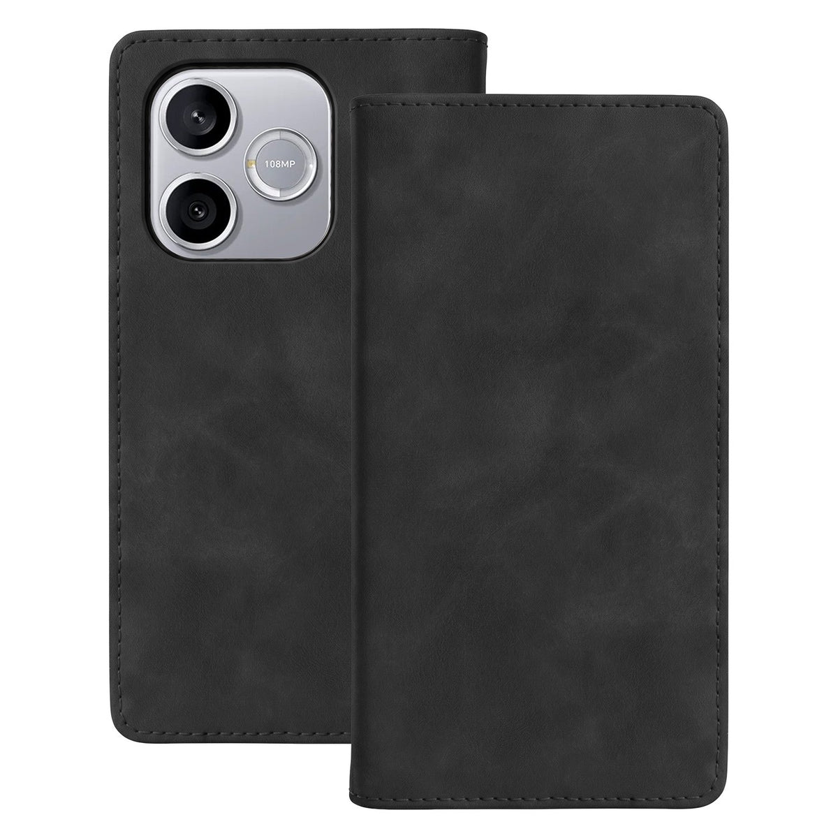 „Smart Suede“ vāciņš tālrunim „Honor 600 lite“, melns