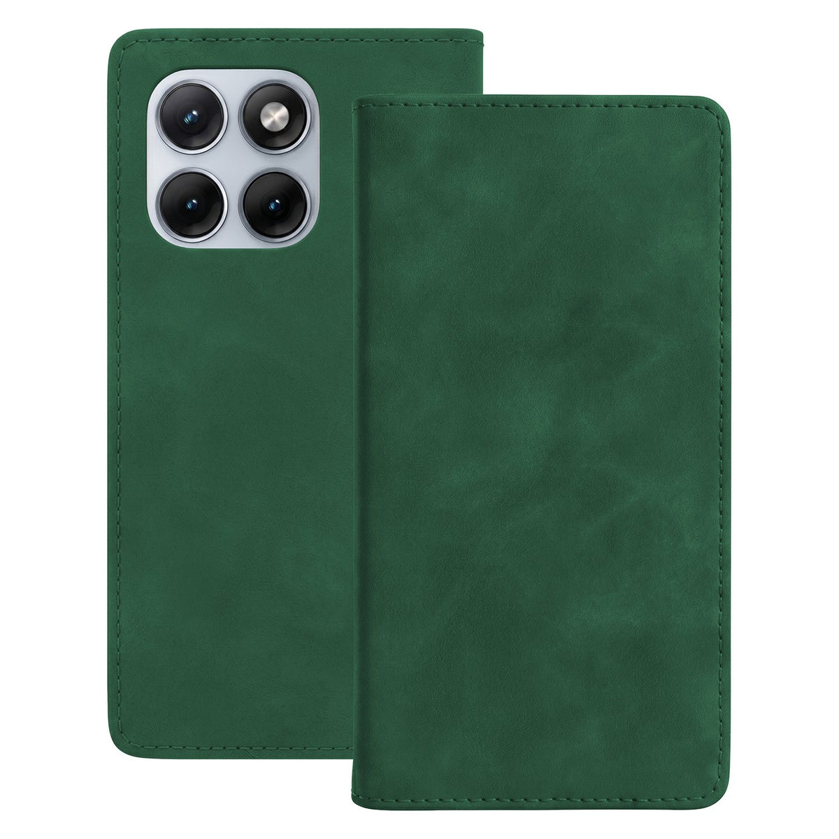 „Smart Suede“ vāciņš Motorola Moto G34, zaļš