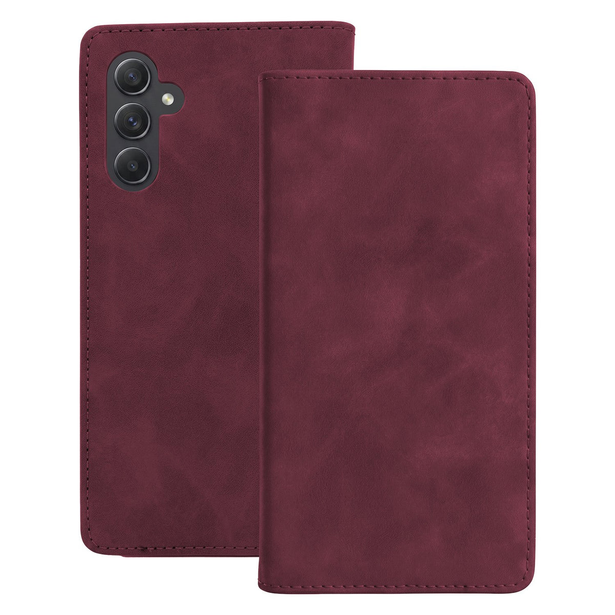 „Smart Suede“ vāciņš Samsung Galaxy A14 4G, sarkans