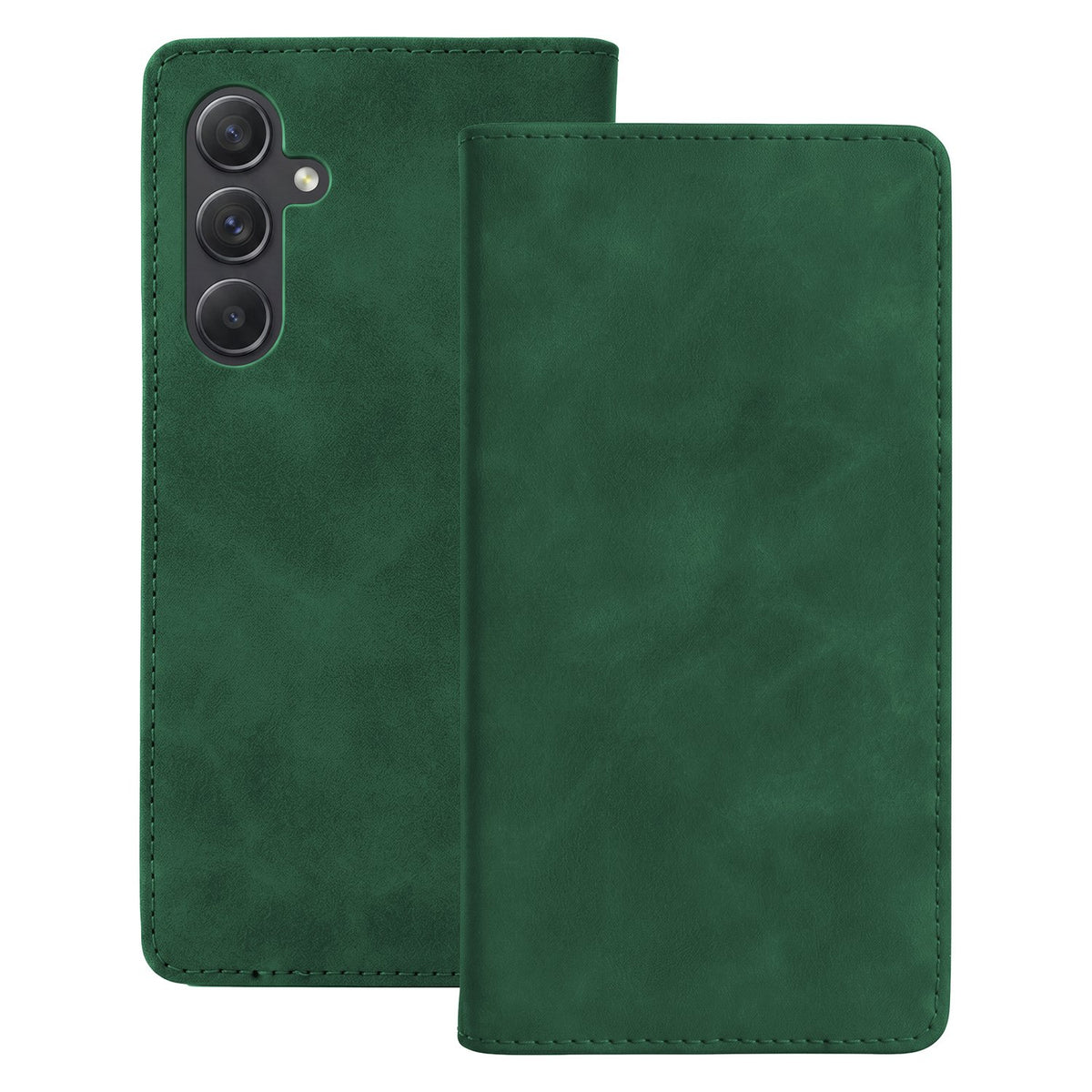 „Smart Suede“ vāciņš Samsung Galaxy A55 5G, zaļš