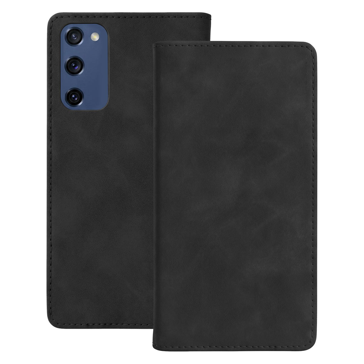 Viedais zamšādas maciņš Samsung Galaxy S20 FE / S20 Lite / S20 FE 5G, melns