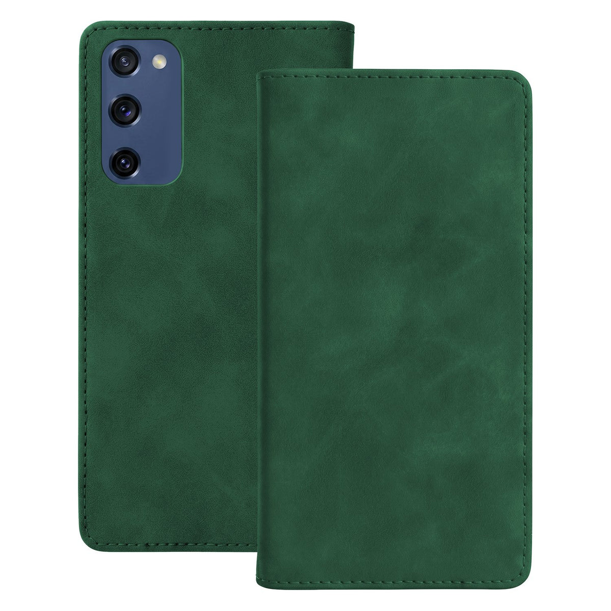 „Smart Suede“ vāciņš Samsung Galaxy S20 FE / S20 Lite / S20 FE 5G, zaļš