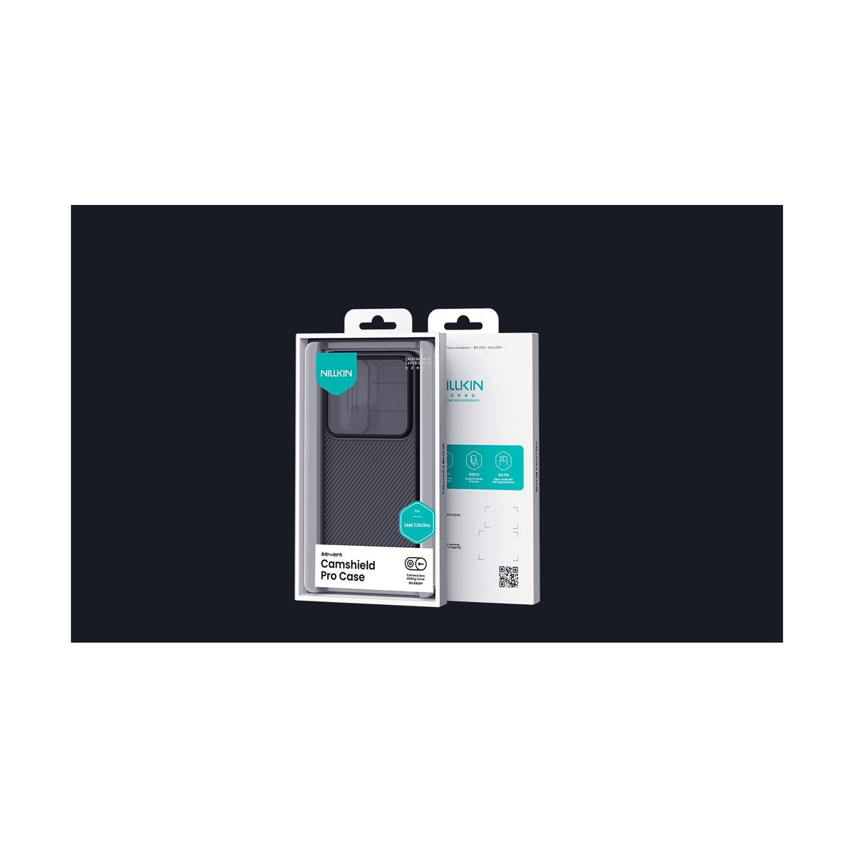 Nillkin CamShield Pro vāciņš Samsung Galaxy S26 Ultra, caurspīdīgs melns
