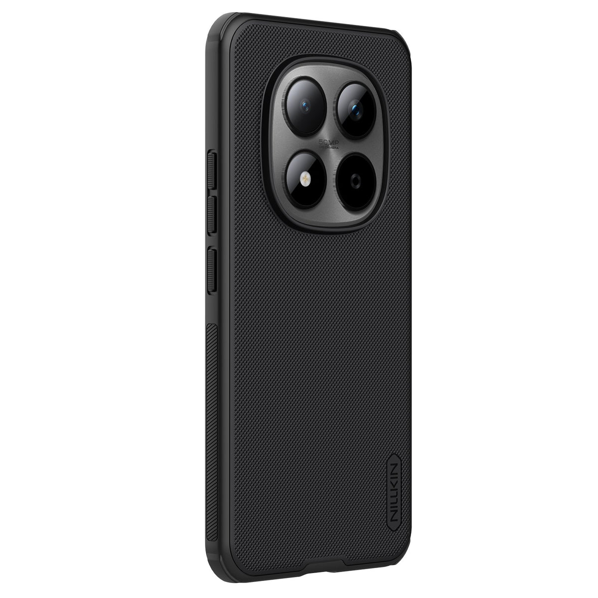 Nillkin Super Frosted Shield Pro vāciņš Xiaomi Redmi Note 15 Pro+ 5G/Poco M8 Pro 5G, melns
