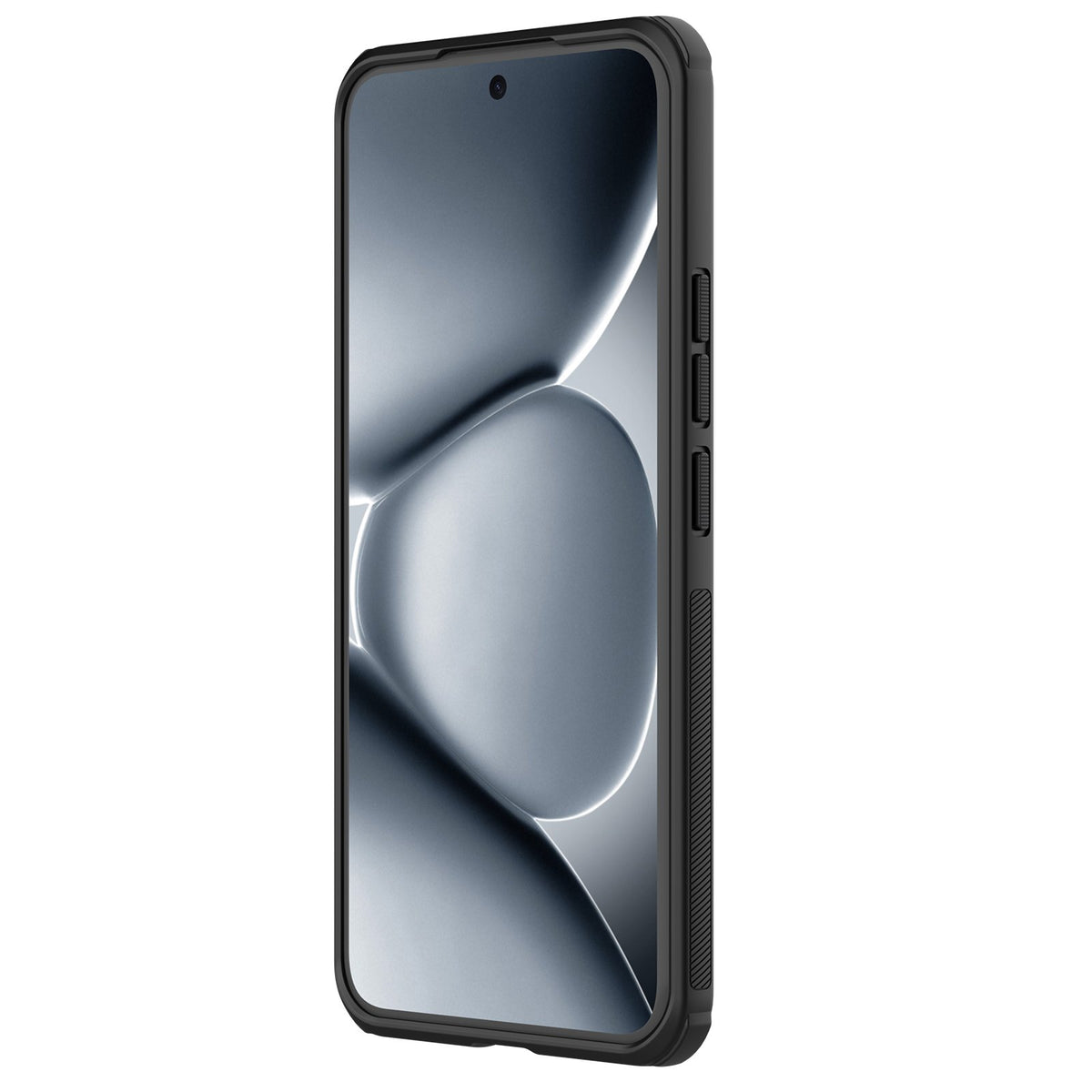 Nillkin Super Frosted Shield Pro vāciņš Xiaomi Redmi Note 15 Pro+ 5G/Poco M8 Pro 5G, melns