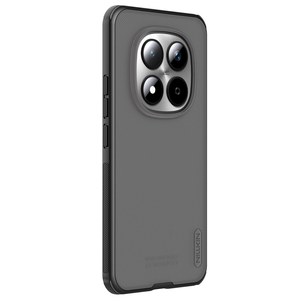 Nillkin „Super Frosted Shield Pro“ vāciņš Xiaomi Redmi Note 15 Pro+ 5G/Poco M8 Pro 5G, caurspīdīgs melns