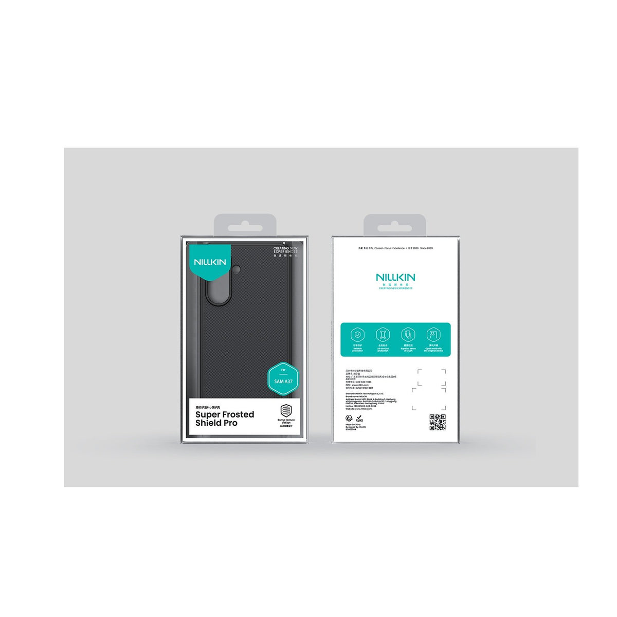 Nillkin „Super Frosted Shield Pro“ vāciņš Samsung Galaxy A37 5G, melns