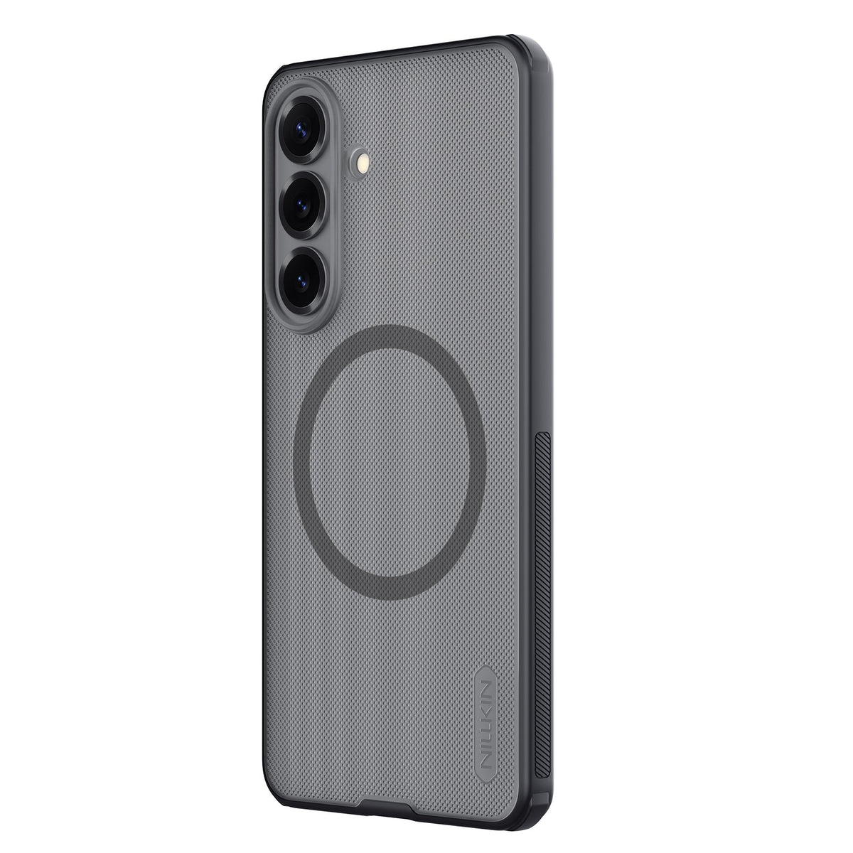 Nillkin Super Frosted Shield Pro magnētiskais vāciņš Samsung Galaxy S26+ – caurspīdīgs melns