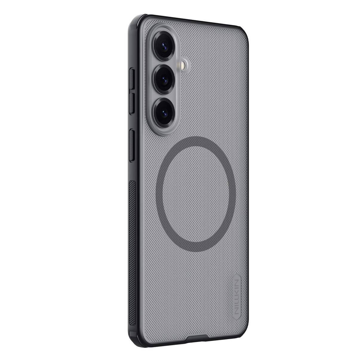 Nillkin Super Frosted Shield Pro magnētiskais vāciņš Samsung Galaxy S26+ – caurspīdīgs melns