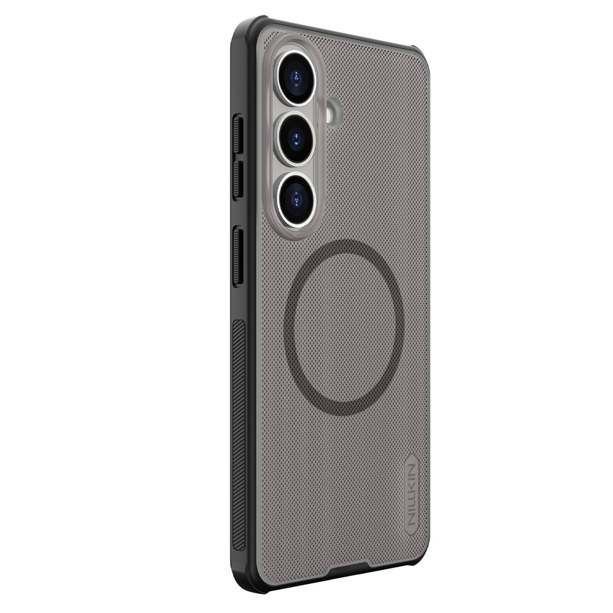 Nillkin Super Frosted Shield Pro magnētiskais vāciņš Xiaomi 17 Ultra, caurspīdīgs melns