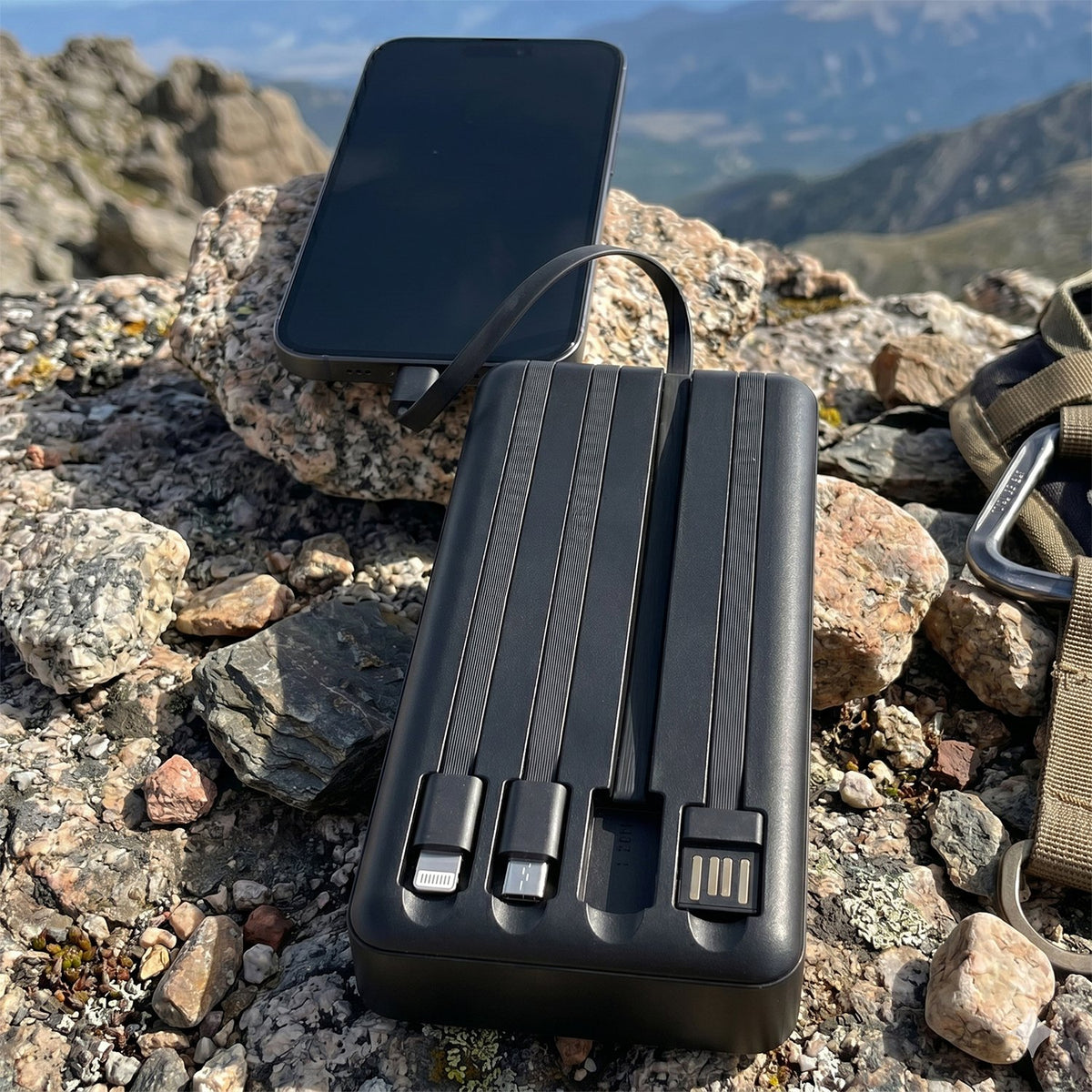 Setty saules enerģijas uzlādes ierīce SLR-100, 10 000 mAh, melna