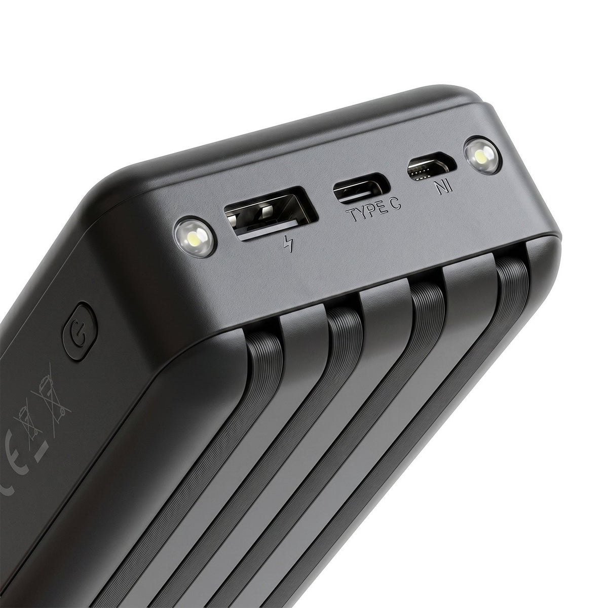 Setty saules enerģijas uzlādes ierīce SLR-120, 20 000 mAh, melna