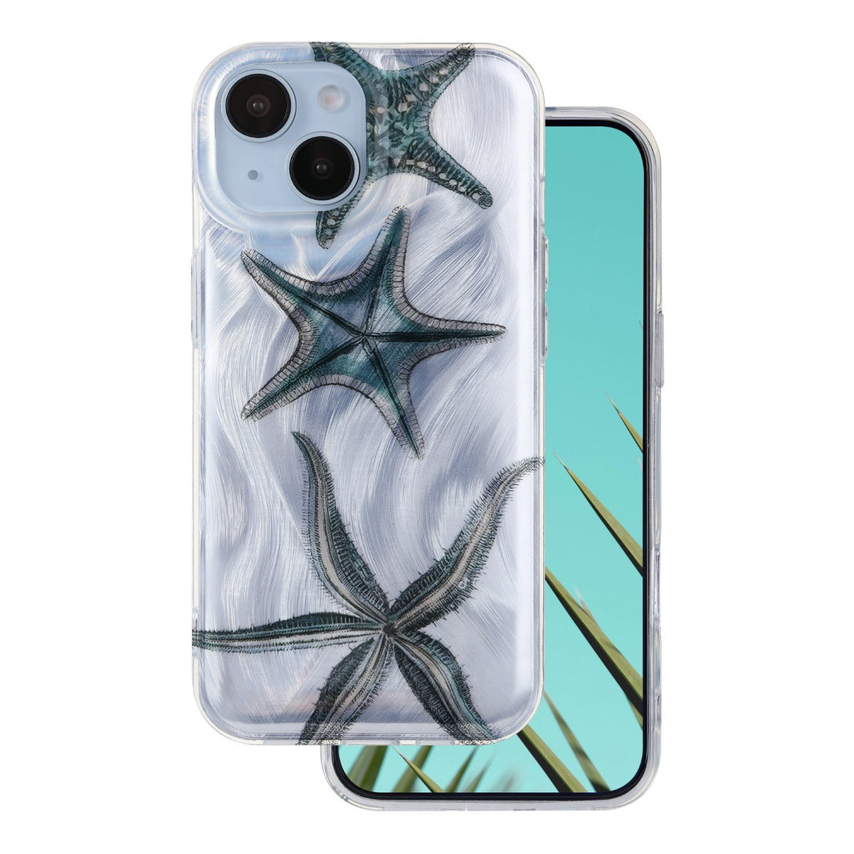 Īpaši moderns vasaras vāciņš iPhone 13 6,1" ar jūras zvaigzni