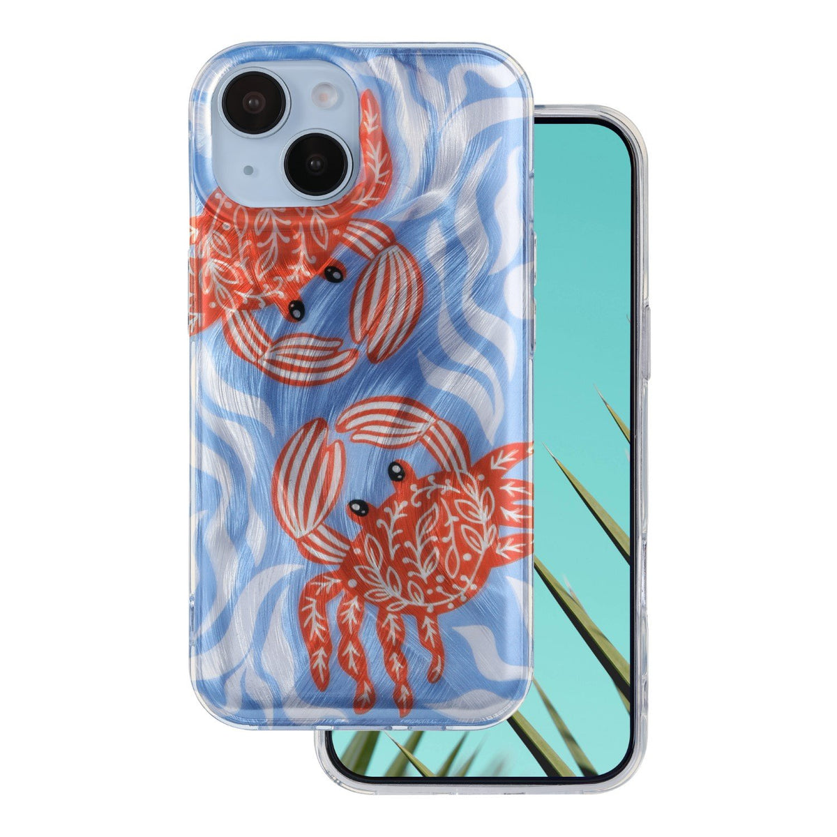 Īpaši moderns vasaras vāciņš iPhone 14 6,1" ar krabja motīvu