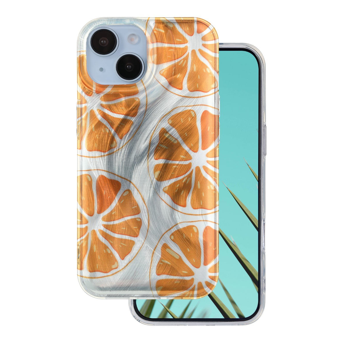 Īpaši moderns vasaras vāciņš iPhone 11, oranžs
