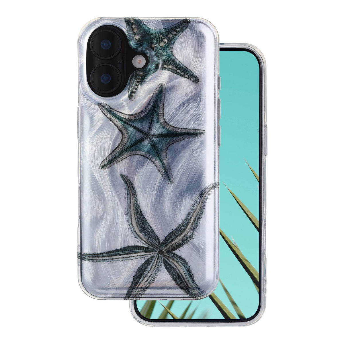 Īpaši moderns vasaras vāciņš iPhone 16 6,1" ar jūras zvaigzni