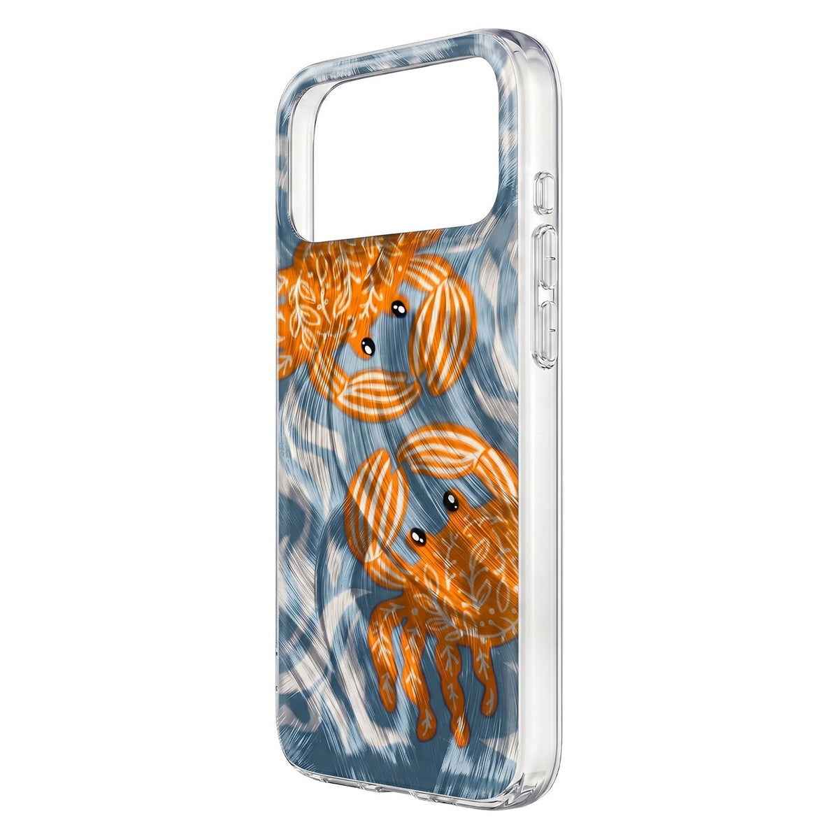 Īpaši moderns vasaras vāciņš iPhone 16 Pro Max 6,9" ar krabja motīvu