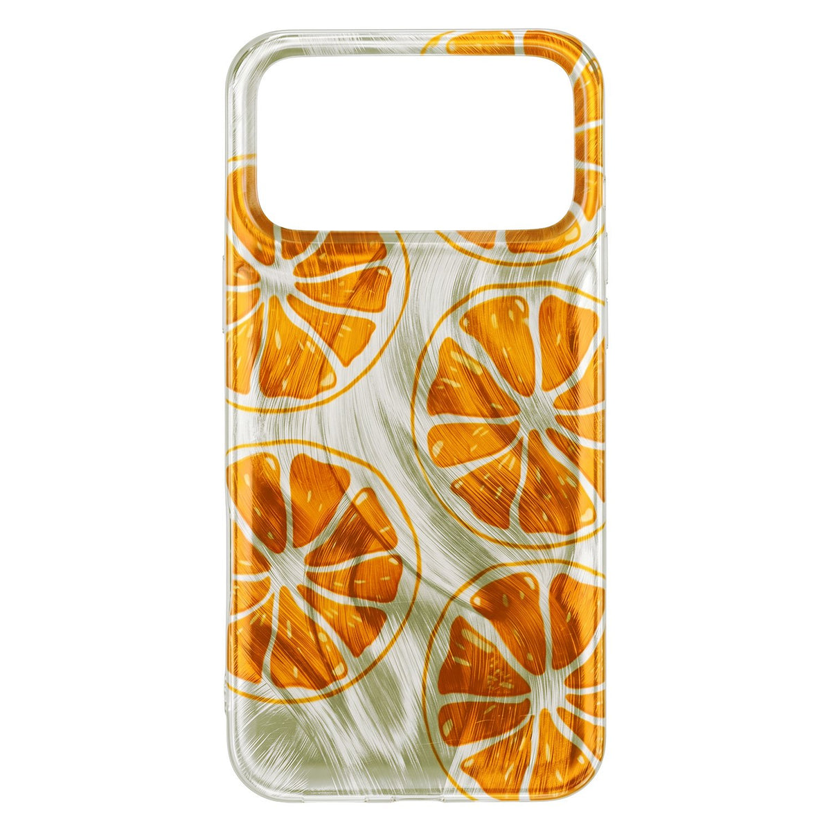 Īpaši moderns vasaras vāciņš iPhone 11, oranžs