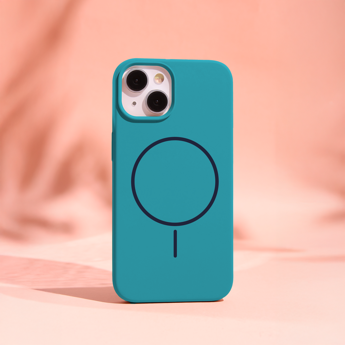 Plāns silikona Mag apvalks iPhone 17 6,3" / 18 6,3" tirkīza krāsā
