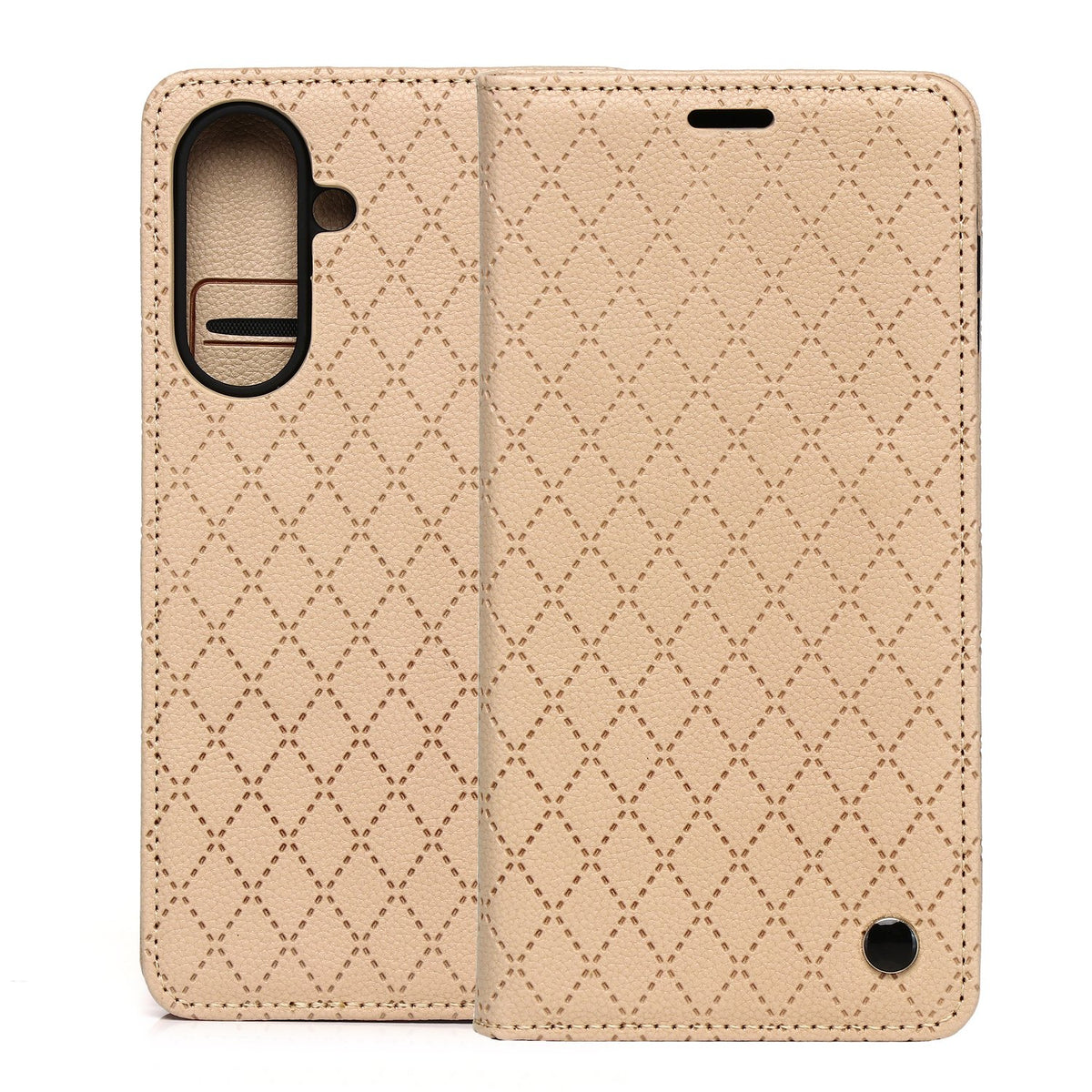 „Smart Caro“ vāciņš Samsung Galaxy A27 5G, smilškrāsā
