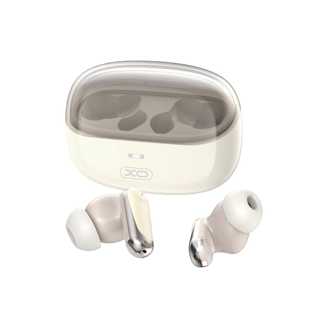 XO Bluetooth austiņas G42 TWS smilškrāsā ar ANC + ENC