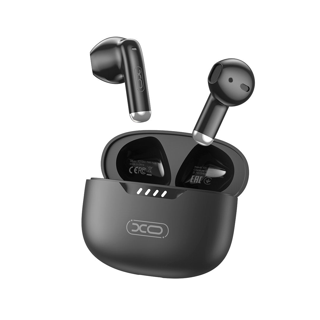XO Bluetooth austiņas G50 TWS, melnas