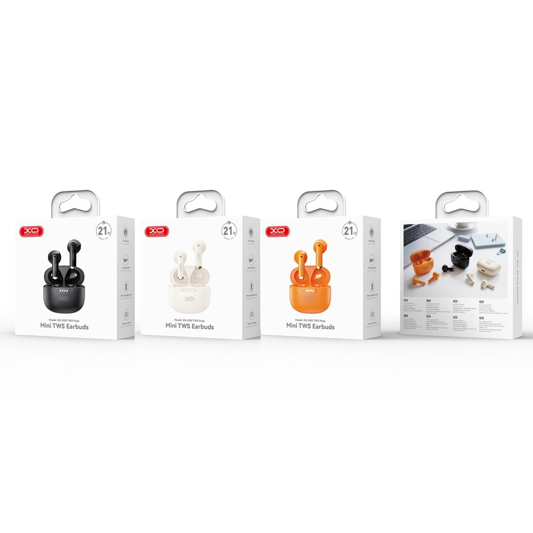 XO Bluetooth austiņas G50 TWS oranžas