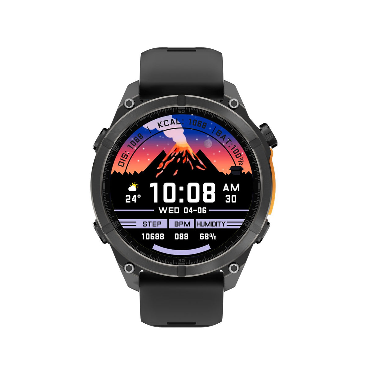 Viedpulkstenis „Forever“ Focus GPS SW-900, melns