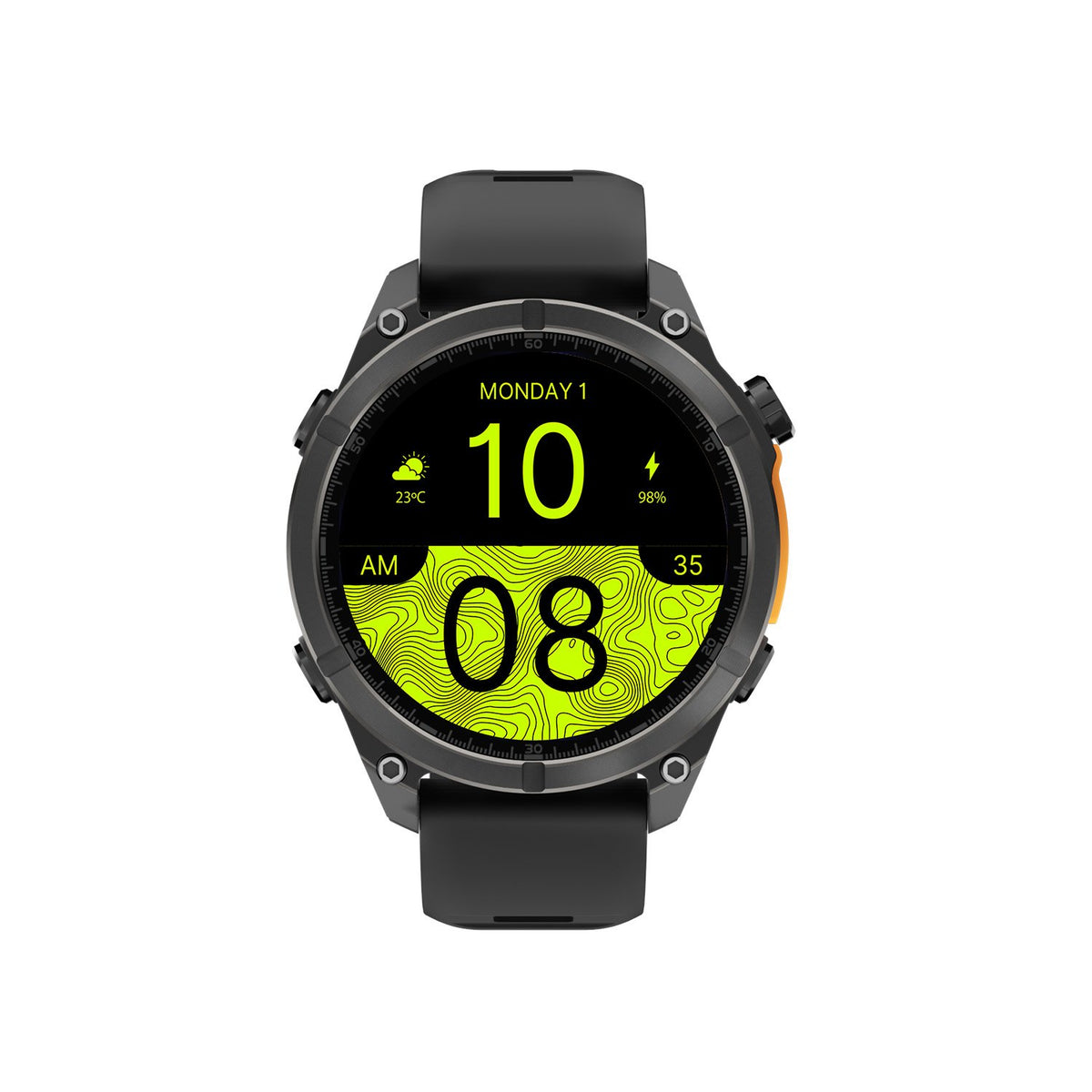 Viedpulkstenis „Forever“ Focus GPS SW-900, melns