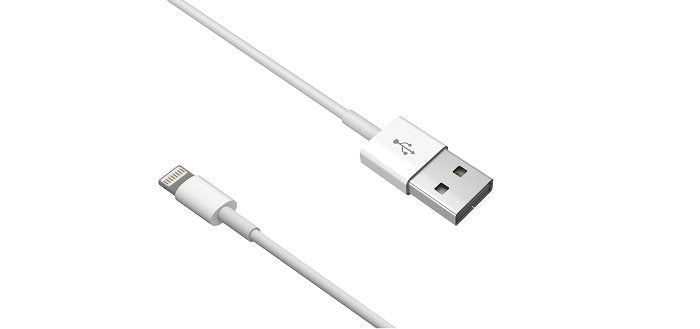 Devia kabelis Smart EC080 USB - Lightning 1,0 m 2,1A, balts