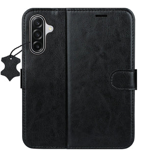 Smart Luxe ādas apvalks Samsung Galaxy A36 5G / A37 5G, melns