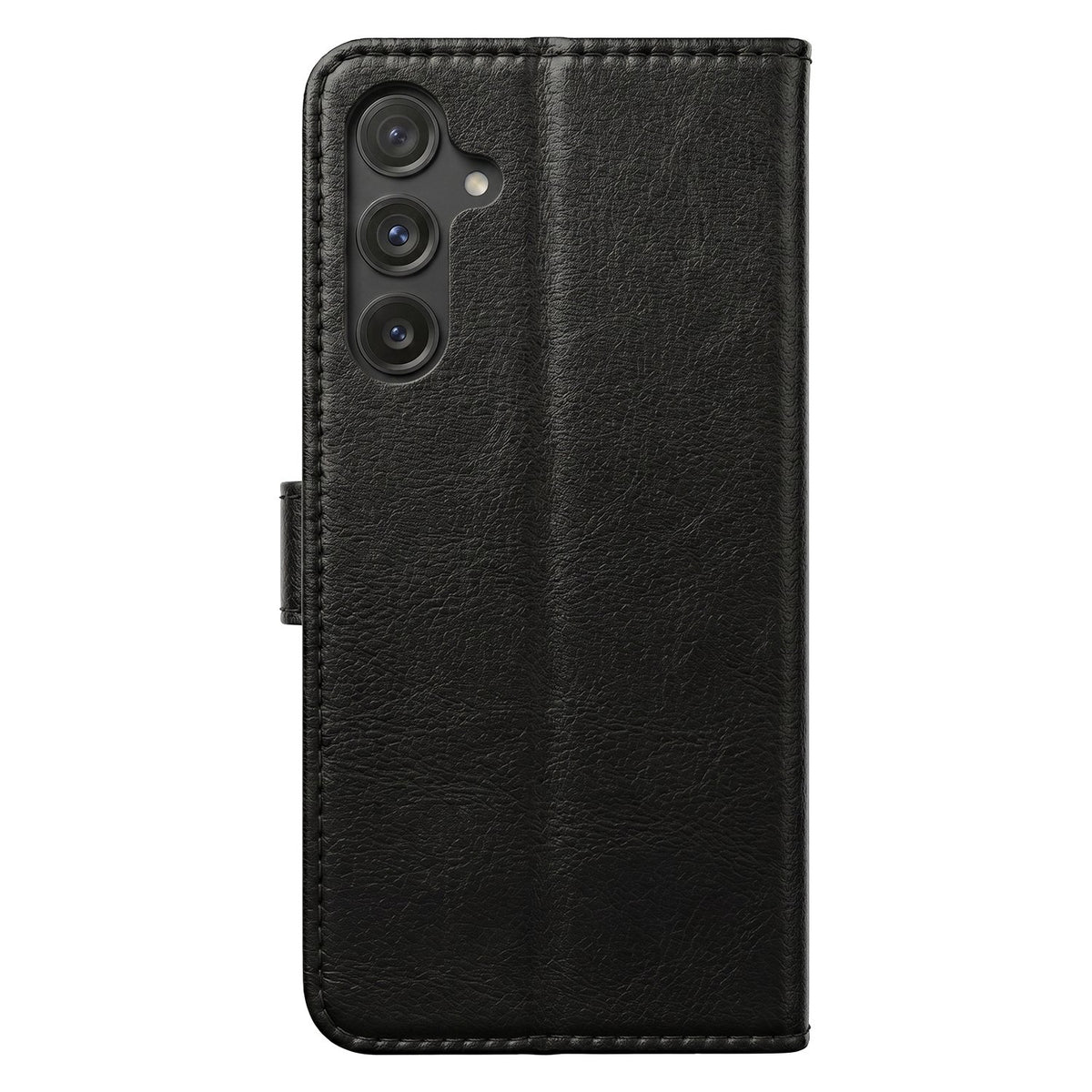 „Smart Luxe“ ādas vāciņš iPhone 17 6,3" melns