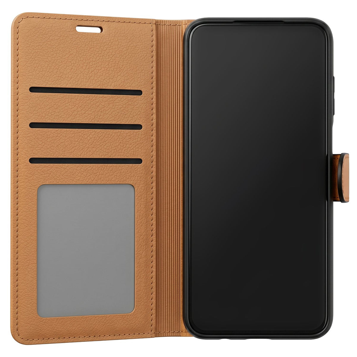 „Smart Luxe“ ādas vāciņš iPhone 17 6,3" melns