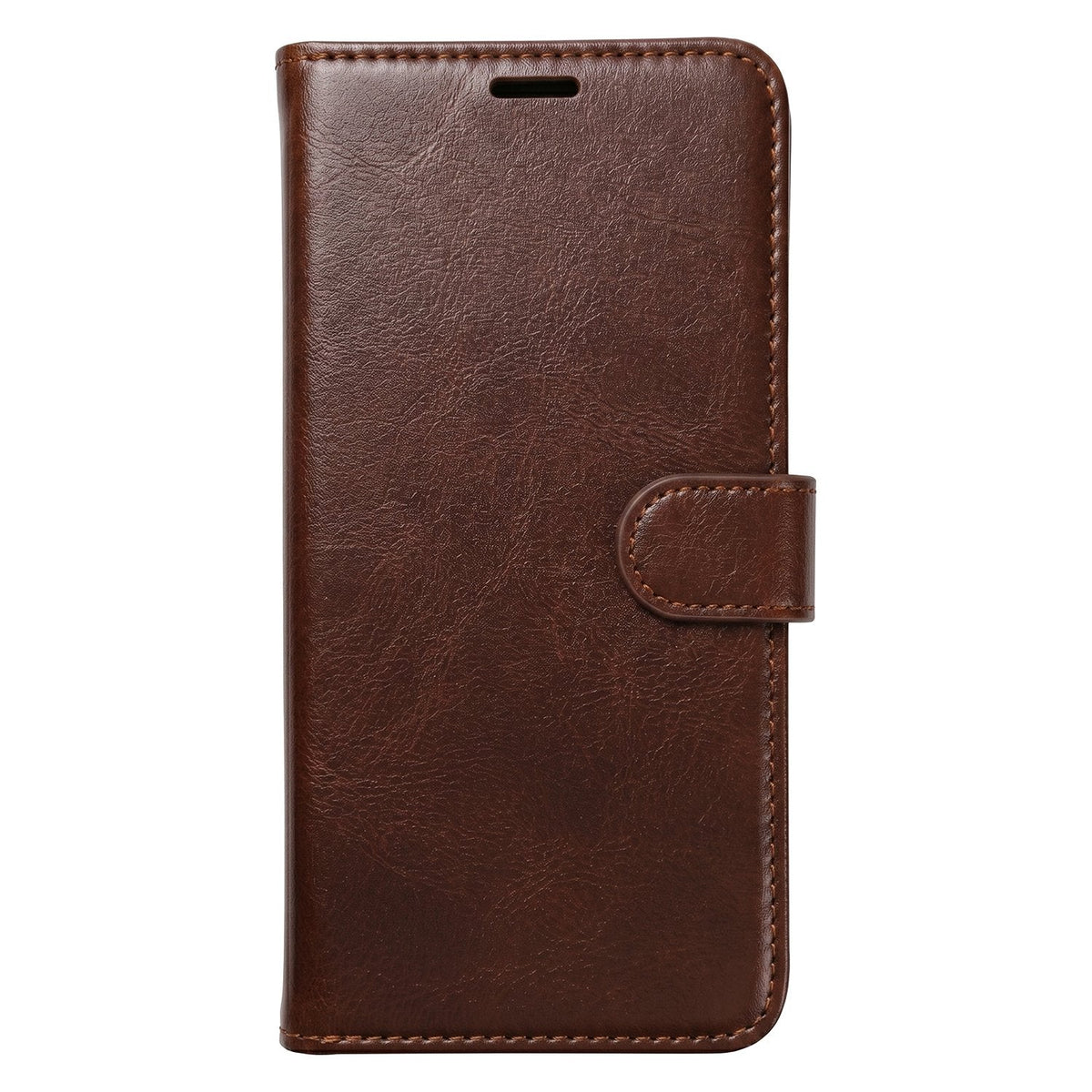 Smart Luxe ādas apvalks viedtālrunim Samsung Galaxy A17 4G / A17 5G / A26 5G / A18 5G, brūns