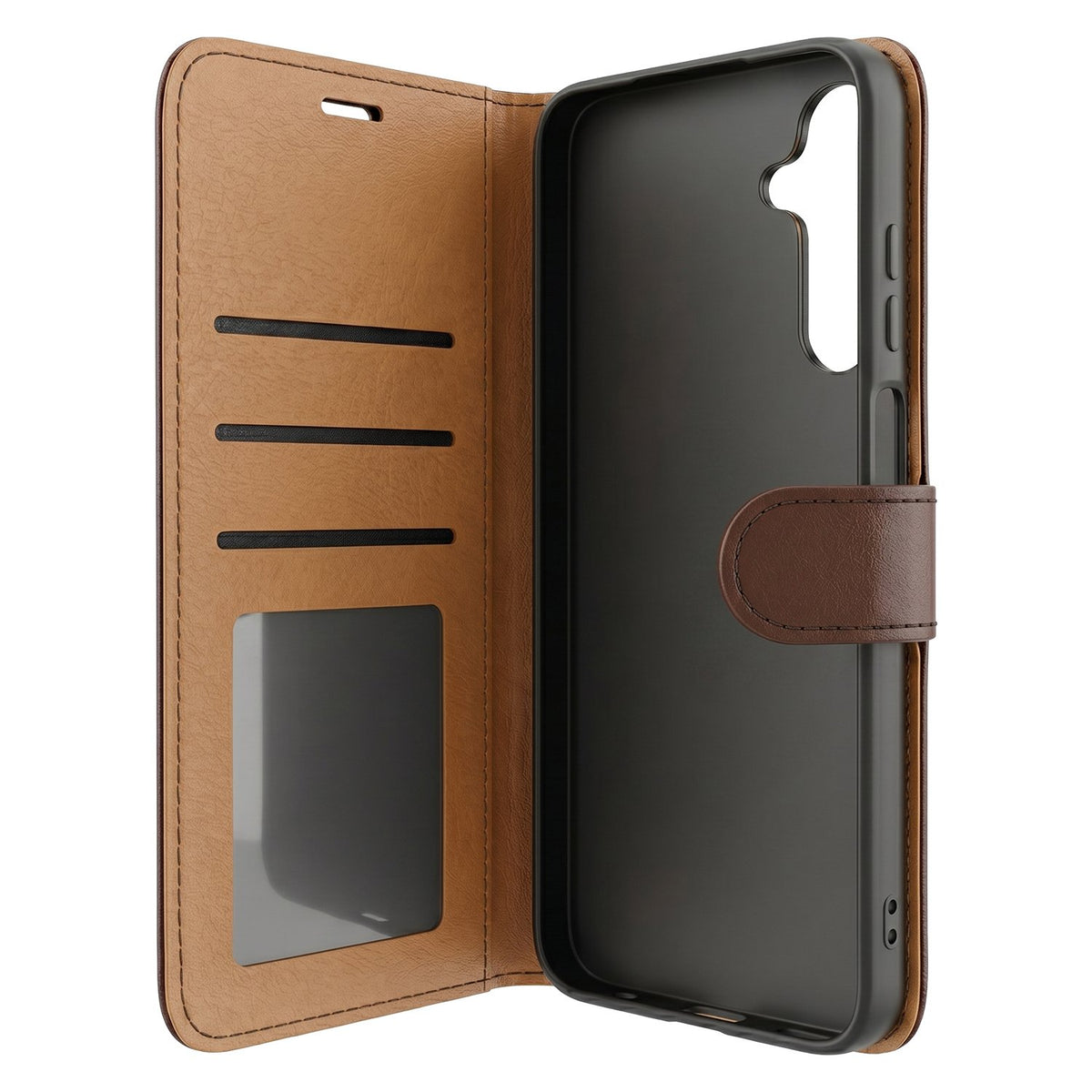 „Smart Luxe“ ādas vāciņš iPhone 17 6,3" brūns