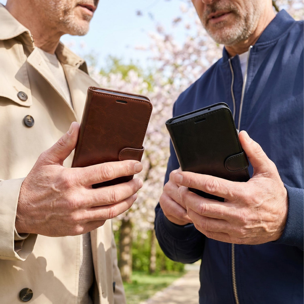 „Smart Luxe“ ādas vāciņš Samsung Galaxy S26, brūns