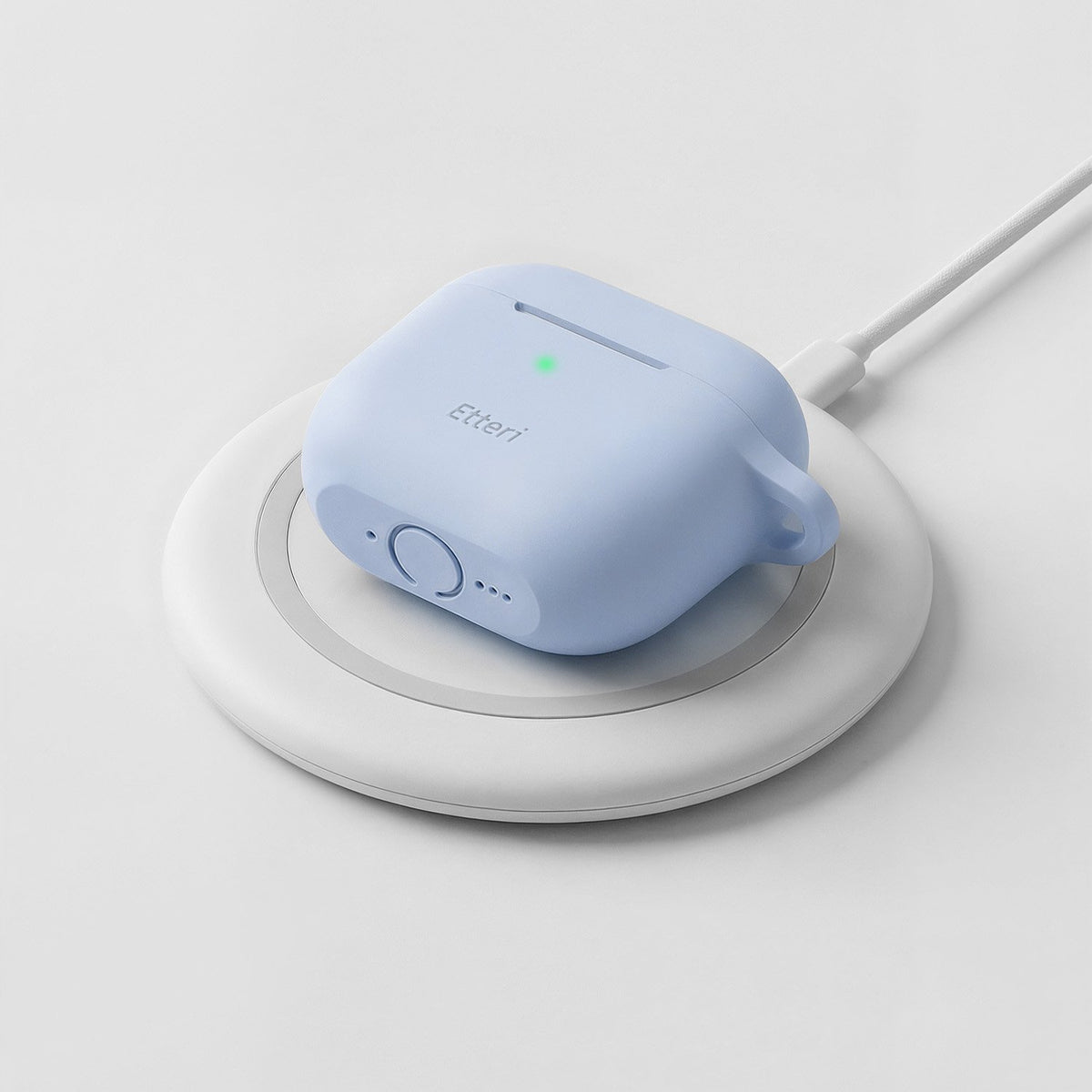 „Etteri“ silikona maciņš „AirPods 4“ gaiši zils