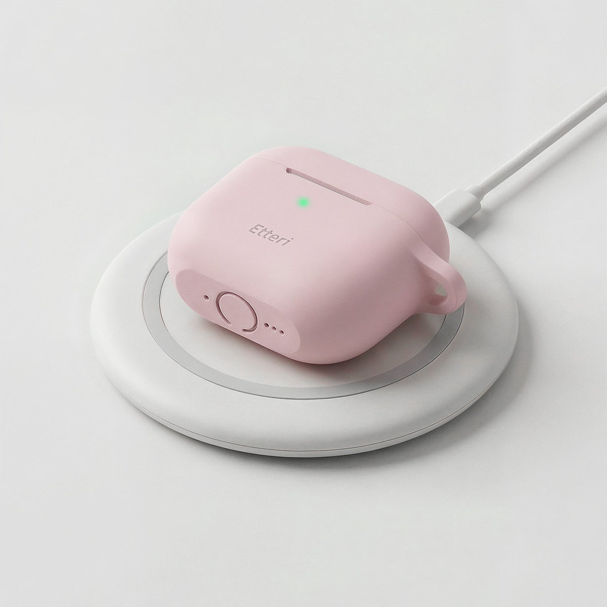 „Etteri“ silikona maciņš „AirPods 4“ gaiši rozā