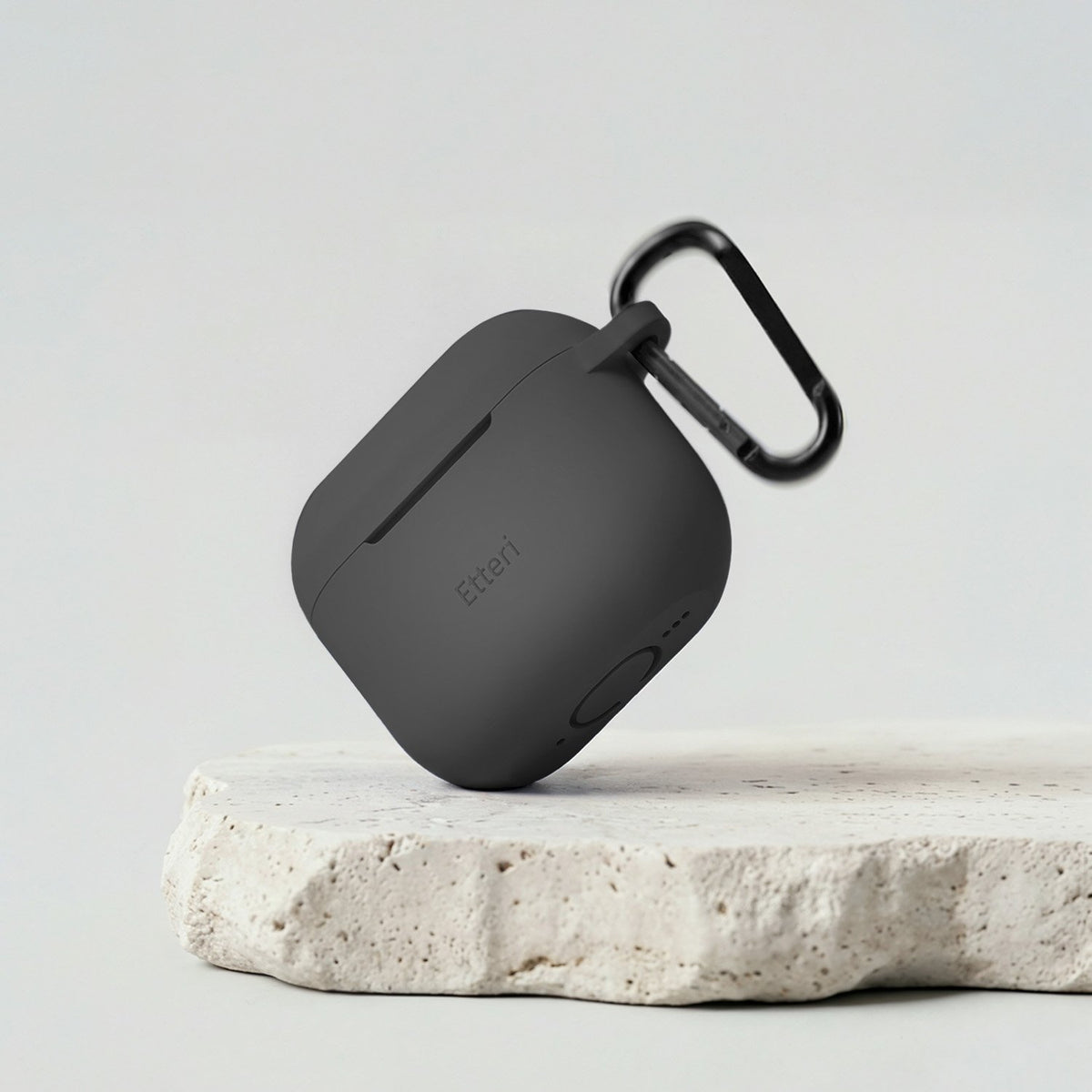 Etteri silikona apvalks AirPods 4 / AirPods 5, melns