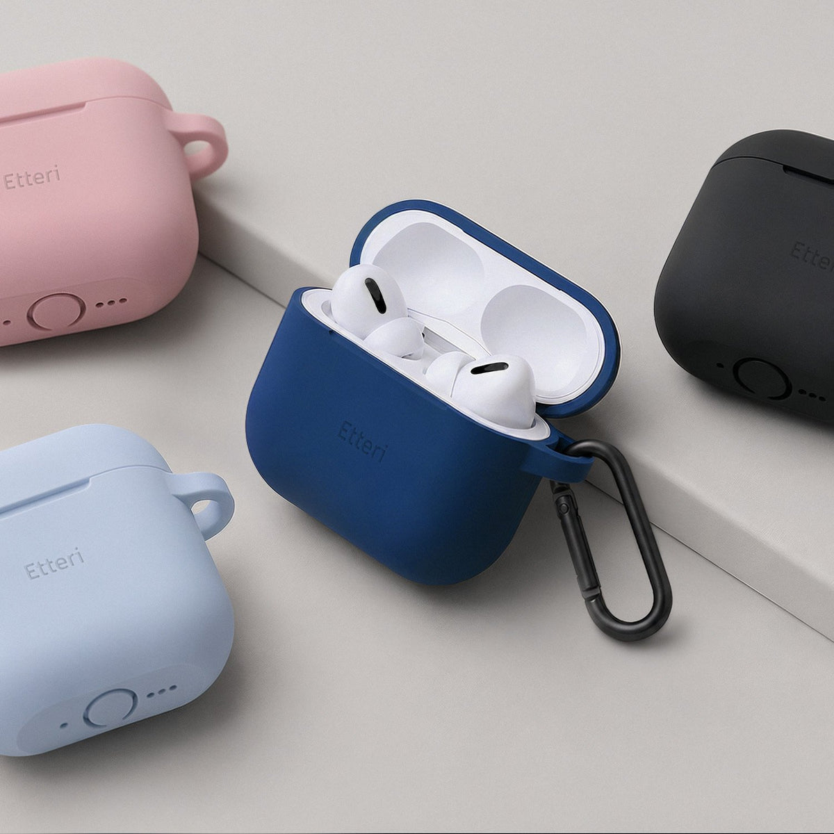„Etteri“ silikona maciņš „AirPods Pro 3“ – tumši zils