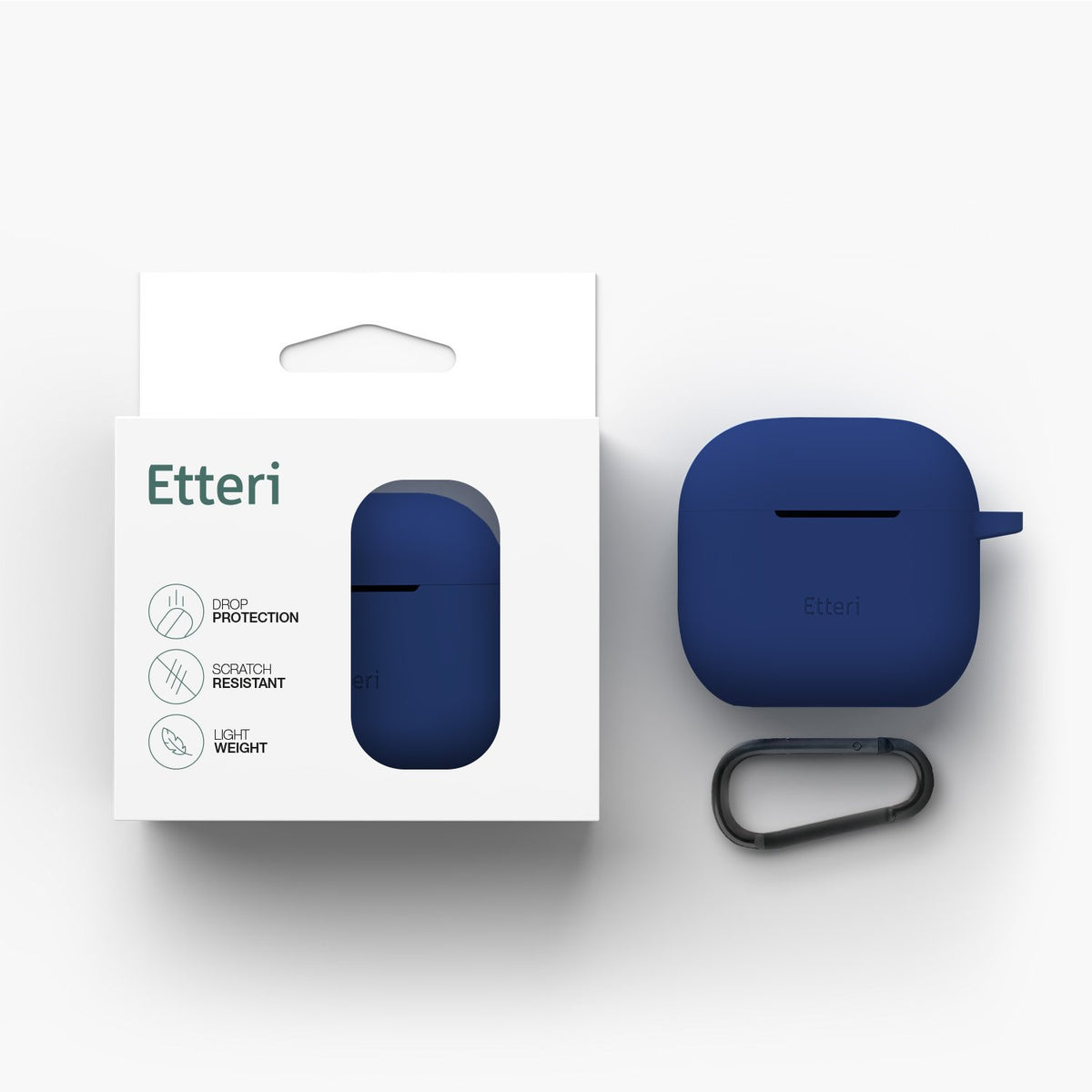 „Etteri“ silikona maciņš „AirPods 3“ tumši zils