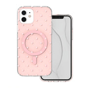 „Bubble Dots MagSafe“ vāciņš iPhone 11, rozā