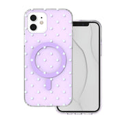 „Bubble Dots MagSafe“ vāciņš iPhone 12 / 12 Pro 6,1" violets