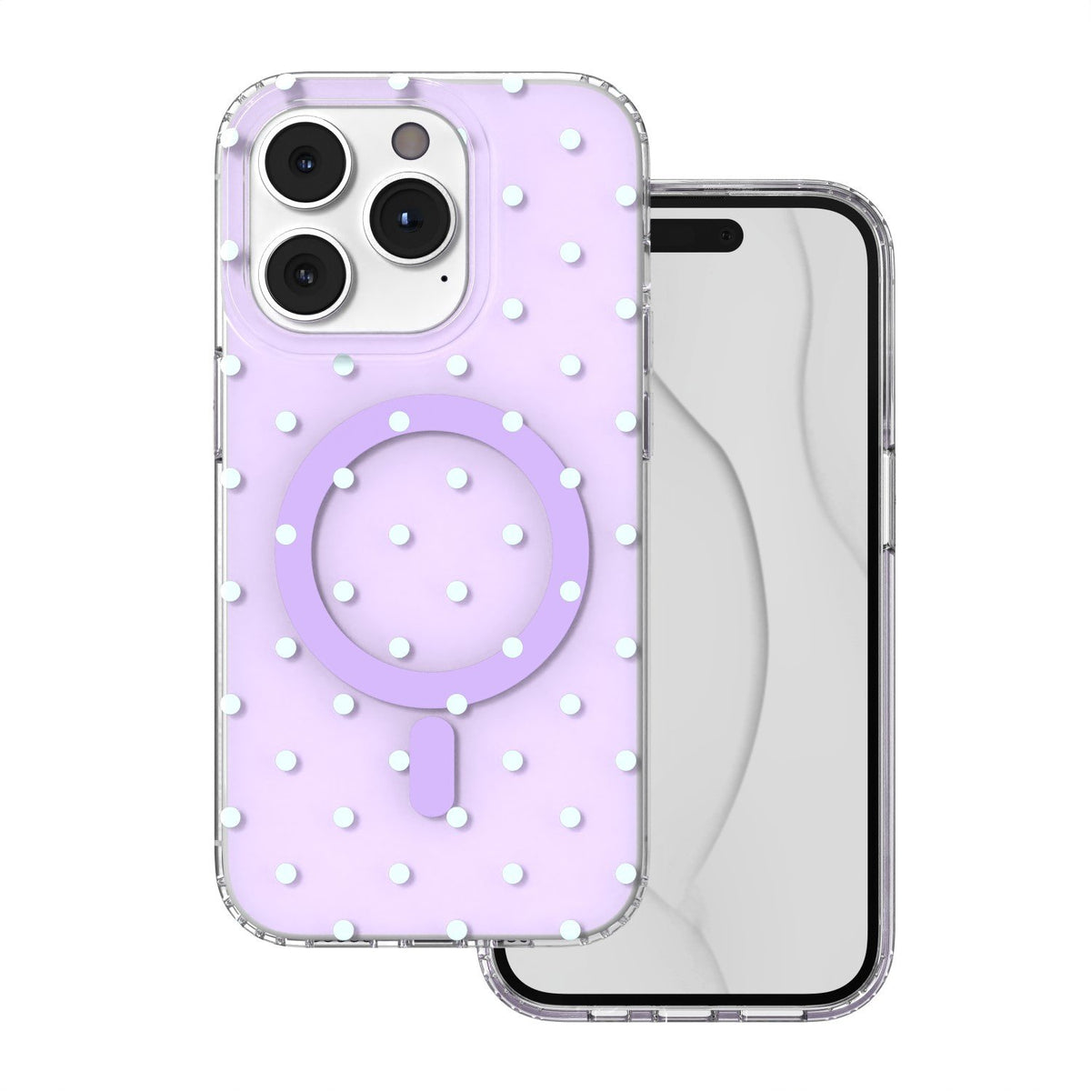 „Bubble Dots MagSafe“ vāciņš iPhone 14 Pro 6,1" violets