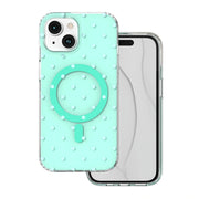 „Bubble Dots MagSafe“ vāciņš iPhone 15 6,1" zaļš