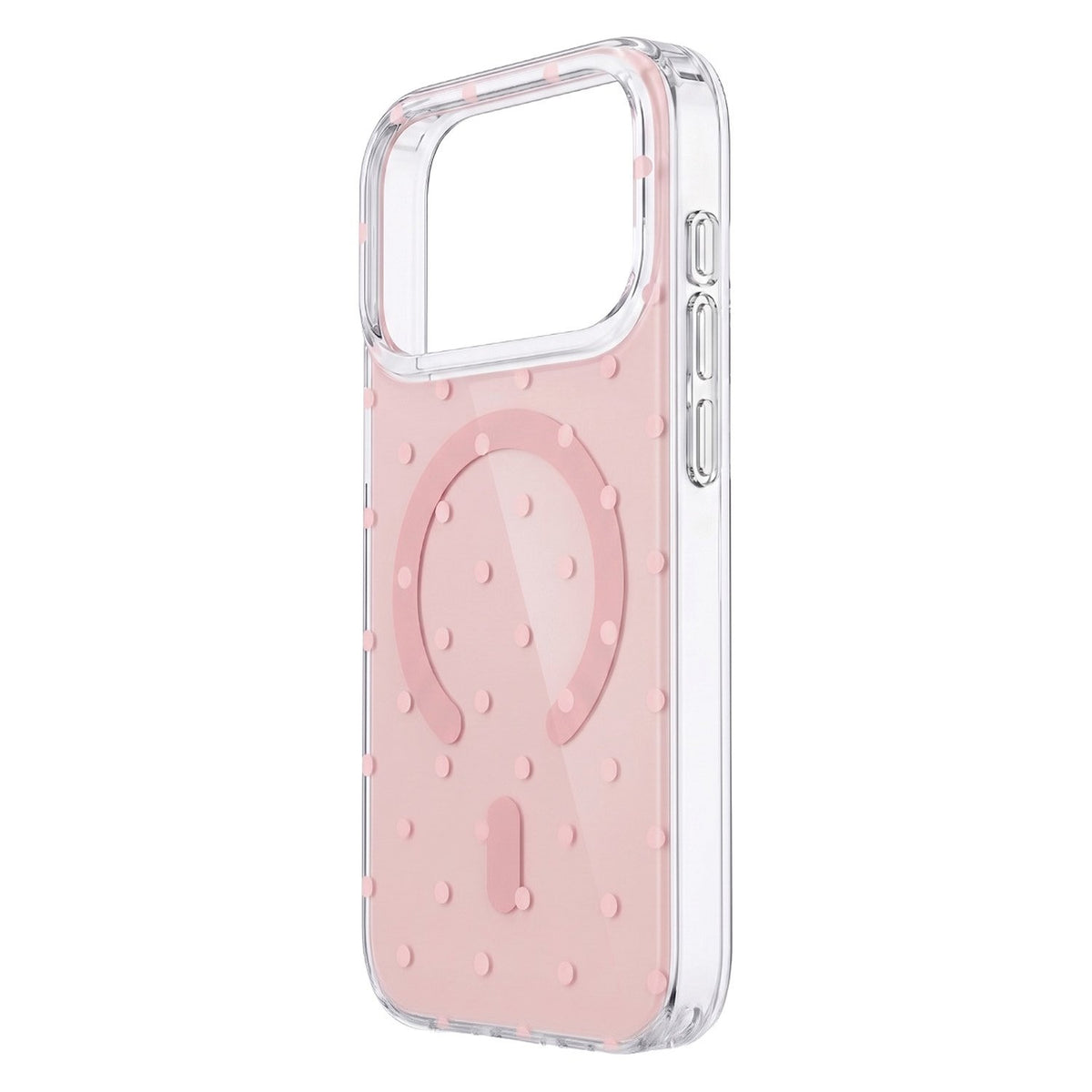 „Bubble Dots MagSafe“ vāciņš iPhone 12 / 12 Pro 6,1" rozā