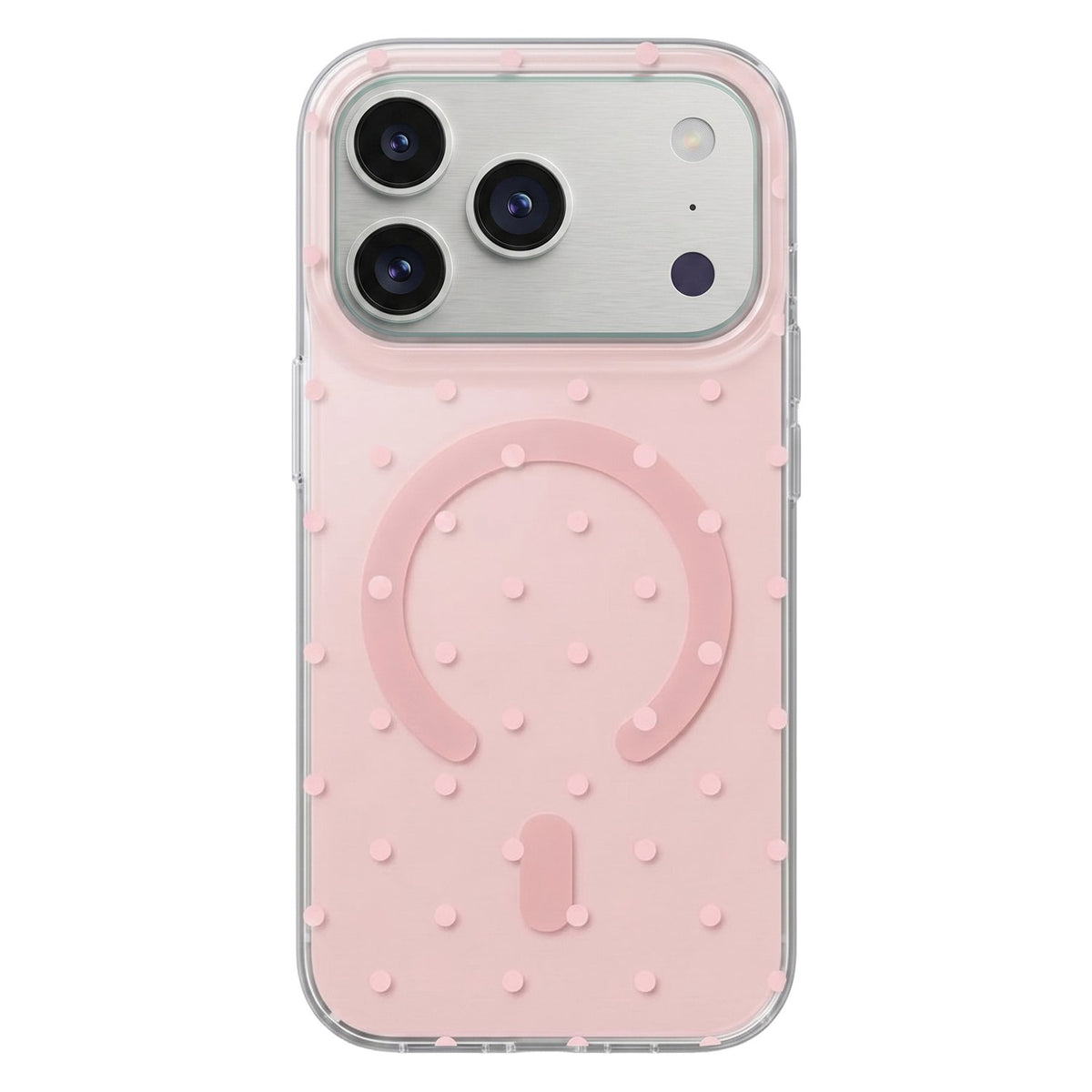 „Bubble Dots MagSafe“ vāciņš iPhone 12 / 12 Pro 6,1" rozā