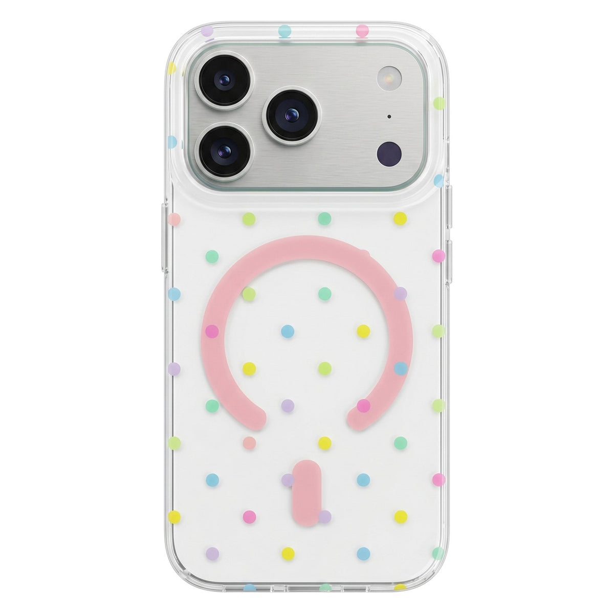 „Bubble Dots MagSafe“ vāciņš iPhone 15 Pro 6,1" balts