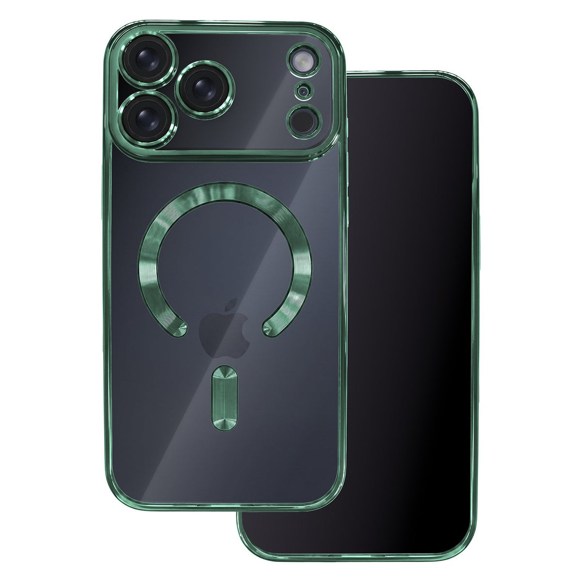 Color Chrome Mag apvalks iPhone 17 Pro Max 6,9" / 18 Pro Max 6,9" zaļā krāsā