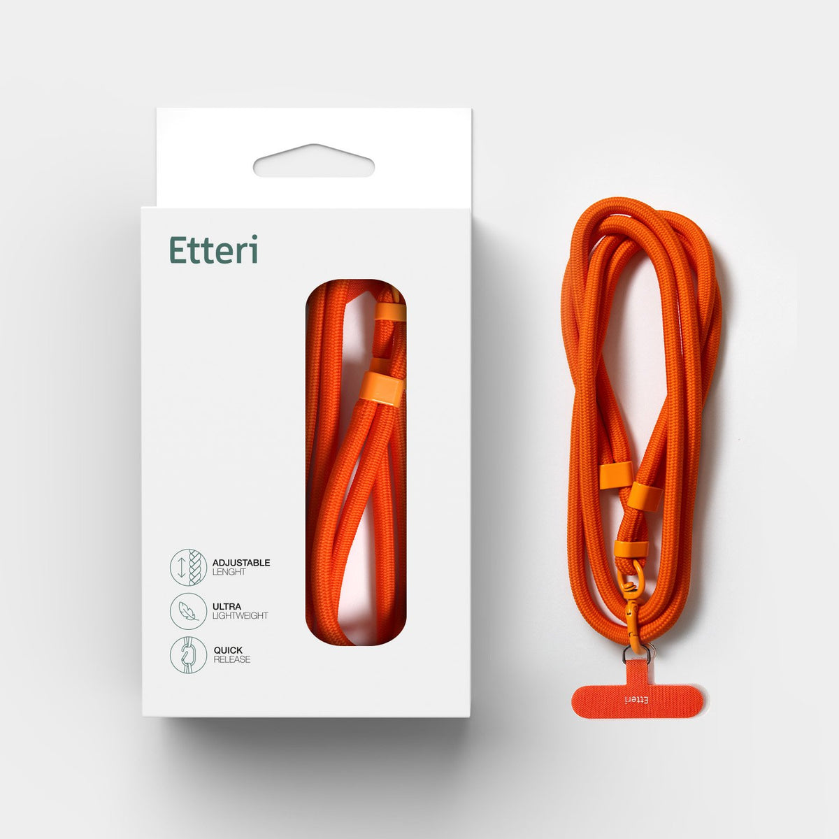 „Etteri“ universālā kaklasaite tālruņiem, oranža